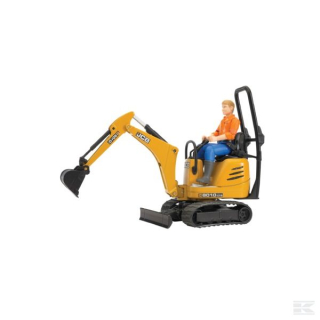 Mini rýpadlo JCB s dělníkem Bruder 62002