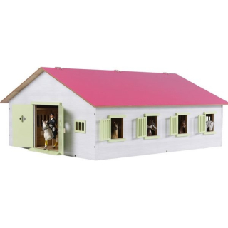 Stáj pro koně se 7 boxy 1:24, 72,5x60x37,5 cm (610189)
