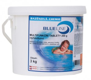Multifunkční tablety 20g - čtyřsložkové, 3 kg, Blue Line (508603)
